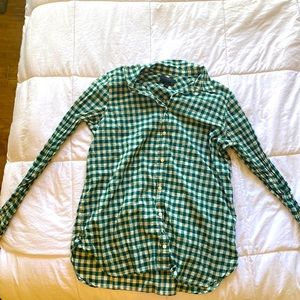 Green Plaid Shirt